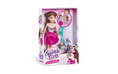 Zuru Punčka princesa Sparkle Girlz s kužkom, set, 27 cm