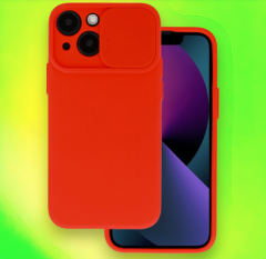 Infostyle Silikonski ovitek "Camshield Soft" za Xiaomi Redmi Note 10 Pro - Rdeča