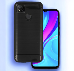 Infostyle Ovitek "Carbon lite" za Xiaomi Redmi 9C - Črna