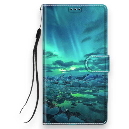 Infostyle Preklopna torbica "Polar Lights" za Xiaomi Redmi Note 10 Pro