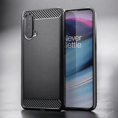 Infostyle Silikonski ovitek "carbon" za OnePlus Nord CE 5G - Črna