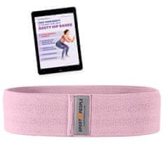 Sport2People Booty Hip Bands – Tekstilne elastike za zadnjico, noge in boke, svetlo roza