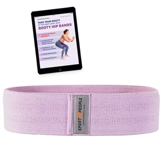 Sport2People Booty Hip Bands – Tekstilne elastike za zadnjico, noge in boke