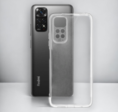 Infostyle Silikonski ovitek za Xiaomi Redmi Note 11 (2mm) - transparent