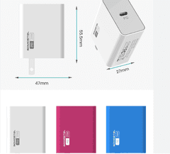 Infostyle Komplet hišni polnilec s kablom za hitro polnjenje (USB C)