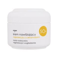 Ziaja 50+ Moisturizing Cream With Ceramides negovalna vlažilna krema s ceramidi za zrelo kožo 50 ml za ženske