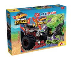 HOT WHEELS Puzzle MAXIFLOOR 70x50 cm 24 kosov