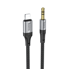 Hoco AUX kabel UPA26 iz Lightning na 3.5 mm (1m) črn