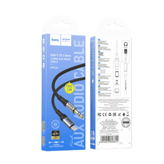 Hoco AUX kabel UPA26 iz Type C na 3.5 mm (1m) črn