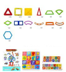 Alltoys Magnetni gradbeni set 89 kosov