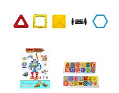 Alltoys Magnetni gradbeni set 58 kosov