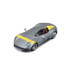 Bburago 1:43 Ferrari Signature Series - Ferrari Monza SP1 - srebrna/rumena