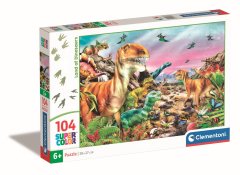 Clementoni Puzzle 104 Dežela dinozavrov