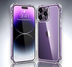 Infostyle Silikonski ovitek "Antishock" za iPhone 12 Pro Max (0.5 mm) - Transparent