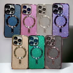 Infostyle Silikonski ovitek "Glitter - MagSafe" za iPhone 12 Pro Max