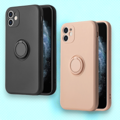 Infostyle Silikonski ovitek "Silicone Ring" z držalom za iPhone 13