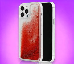 Infostyle Ovitek "Liquid Heart" za iPhone 13 Pro - Rdeča