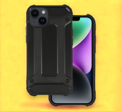 Infostyle Silikonski ovitek "armor carbon" za iPhone 13/14/15 - Črna