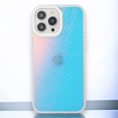 Infostyle Silikonski ovitek "Holo" za iPhone 14 Pro - Bela