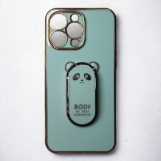 Infostyle Silikonski ovitek "Bear Stand" za iPhone 14 Pro Max