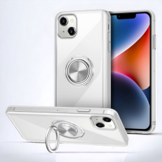 Infostyle Silikonski ovitek "Silver Ring" za iPhone 14