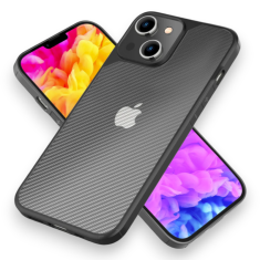 Infostyle Ovitek "Semi-Transparent Carbon Nalia" za iPhone 14