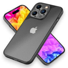 Infostyle Ovitek "Semi-Transparent Carbon Nalia" za iPhone 14 Pro