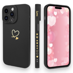 Infostyle Silikonski ovitek "Golden Heart" za iPhone 14 Pro