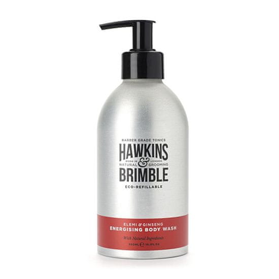 Hawkins & Brimble Osvežilni gel za prhanje Eco-Refillable (Energising Body Wash) 300 ml