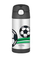 Thermos FUNtainer Otroški termos s slamico - nogomet 355 ml