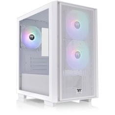 Thermaltake Versa H16 TG ARGB Snow Micro-ATX okno belo ohišje