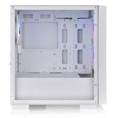 Thermaltake Versa H16 TG ARGB Snow Micro-ATX okno belo ohišje