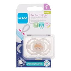 MAM Perfect Night Silicone Pacifier 6m+ Acorns svetleča silikonska duda 1 kos