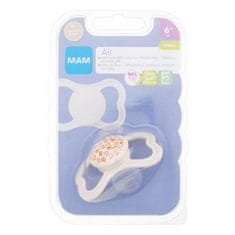 MAM Air Silicone Pacifier 6m+ Hearts koži prijazna silikonska duda 1 kos