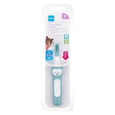 MAM Baby´s Brush Massaging Brush 3m+ Turquoise zobna ščetka za masažo dlesni in čiščenje prvih zob 1 kos