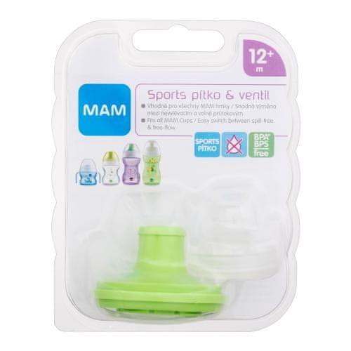 MAM Spout & Valve Sports 12m+ Green nadomestni ustnik za pitje za športne skodelice 1 kos