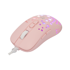 White Shark MOUSE GM-9004 TRISTAN-2 Pink RGB / 12.800 dpi