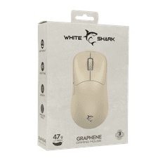 White Shark MOUSE GM-5014 GRAPHENE / 12.400 DPI - Bež