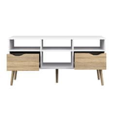 KONDELA TV mizica Oslo 75391 - hrast sonoma / bela