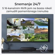 Reolink NVR snemalnik, 4K, 16-kanalni, 8x kamera POE (NVS16-8MB8)