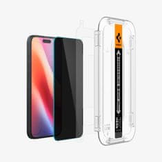 Spigen tR EZ Fit Privacy steklo za iPhone 15/iPhone 16 (AGL06905)