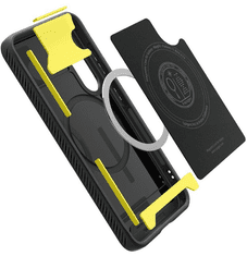 Spigen Rugged Armor (MagFit) ovitek za Galaxy S25, črn (ACS08998)