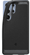 Spigen Rugged Armor (MagFit) ovitek za Galaxy S25 Ultra, črn (ACS08951)