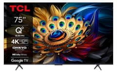 TCL 75C655 4K UHD QLED televizor, Google TV