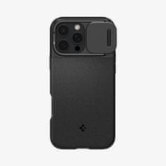 Spigen Optik Armor (MagFit) ovitek za iPhone 16 Pro, črn