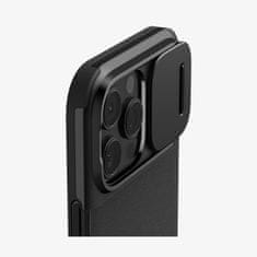 Spigen Optik Armor (MagFit) ovitek za iPhone 16 Pro, črn