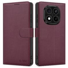 Tech-protect Wallet knjižni ovitek za Xiaomi Redmi Note 14 Pro 5G / Pro Plus 5G / Poco X7 5G, bordové