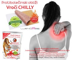 Tigrovi protibolečinski obliži-HOT CHILLY-LUENCARE