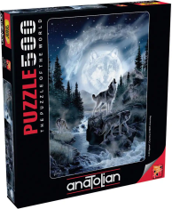 AnaTolian Moon Wolf Puzzle 500 kosov