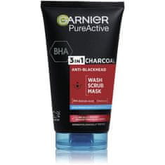 Garnier Pure Active 3in1 Charcoal maska za obraz za problematično kožo 150 ml unisex